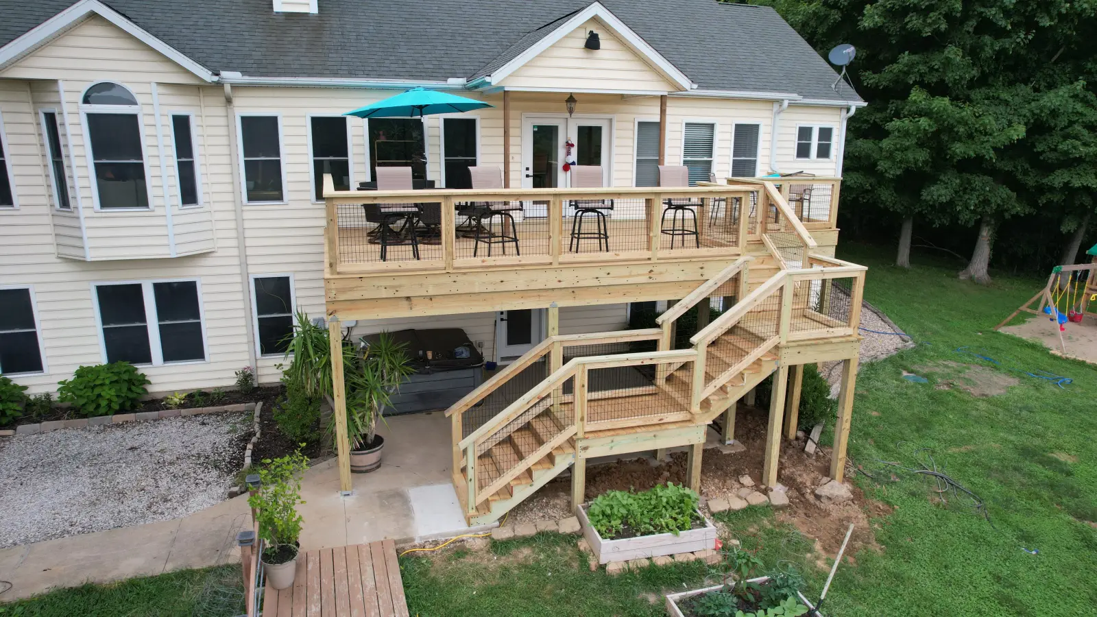 Deck, Stair and Master Suite Access Construction